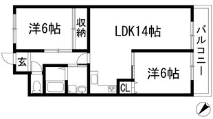 ディアコートMIHOの物件間取画像